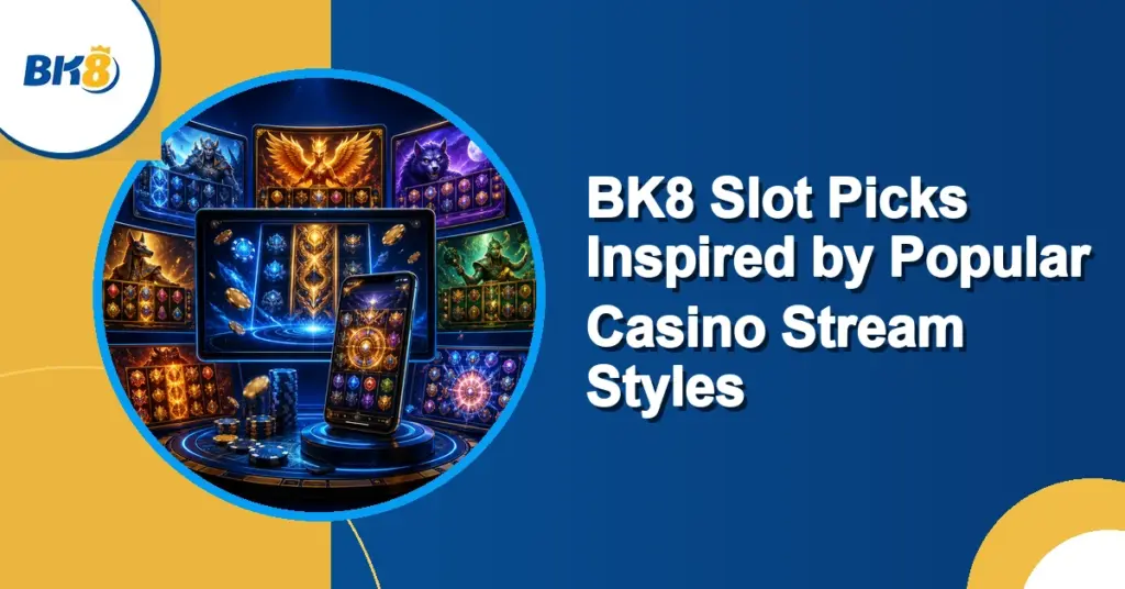 BK8 Slot Picks Inspired by Popular Casino Stream Styles