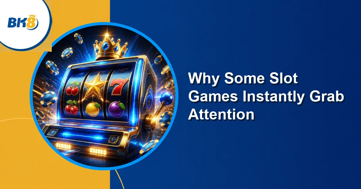 Why Some Slot Games Instantly Grab Attention