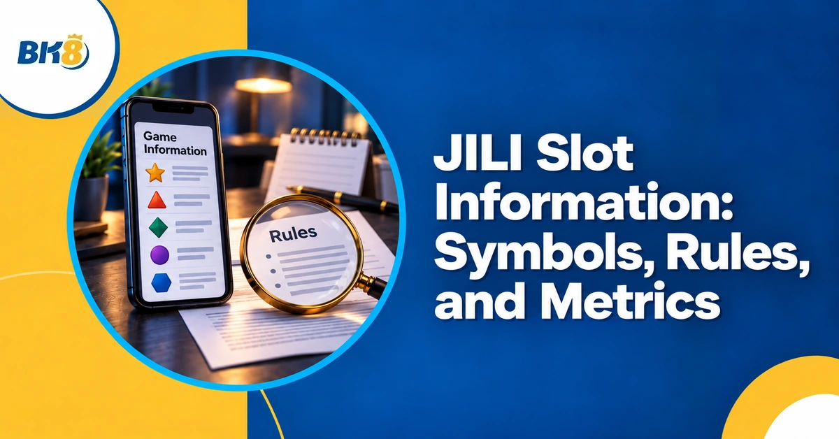 Smartphone information page showing symbols and game rules