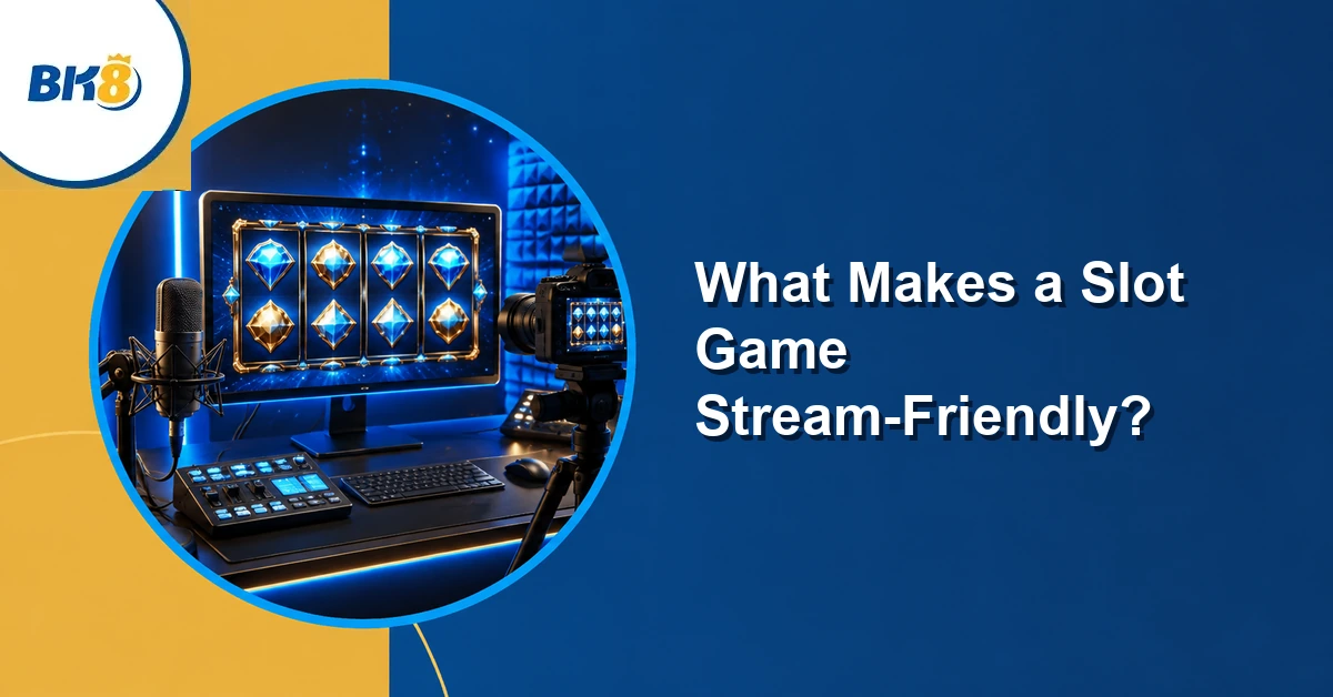 What Makes a Slot Game Stream-Friendly? — BK8 Philippines editorial illustration