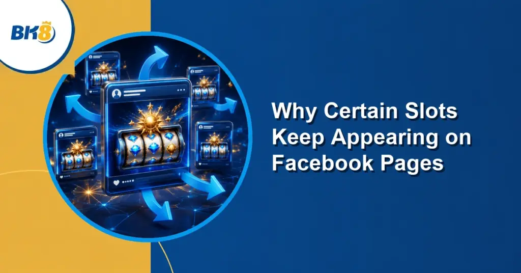 Why Certain Slots Keep Appearing on Facebook Pages — BK8 Philippines editorial illustration